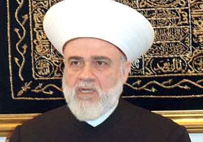 الشيخ محمد رشيد قبانى مفتى لبنان